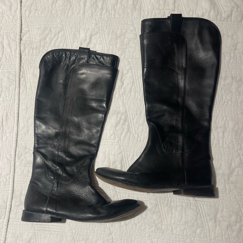 Frye Boots, Women’s Paige Tall Riding Boot Black